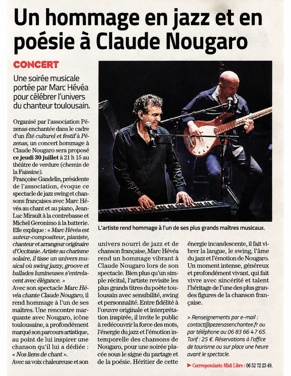 Midi LIbre 28 Juillet 2026